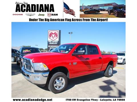 Flame Red Dodge Ram 2500 Big Horn Edition Crew Cab 4x4.  Click to enlarge.