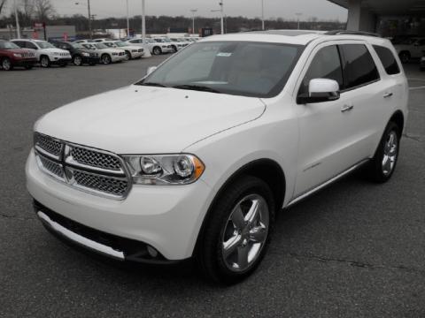 Stone White Dodge Durango Citadel 4x4.  Click to enlarge.