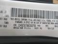 Dodge Color Code PW1 Stone White #17