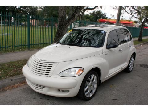 Stone White Chrysler PT Cruiser GT.  Click to enlarge.