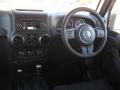  2011 Jeep Wrangler Unlimited Black Interior #16