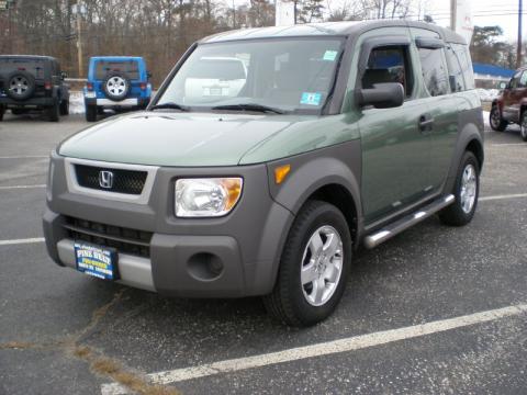 Galapagos Green Metallic Honda Element EX AWD.  Click to enlarge.