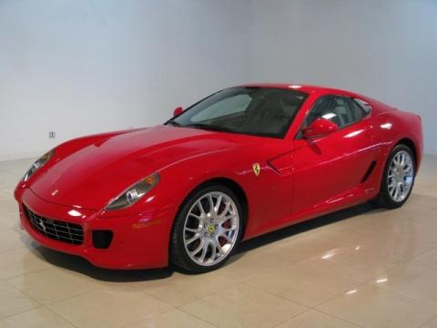 Rosso Corsa (Red) Ferrari 599 GTB Fiorano F1.  Click to enlarge.