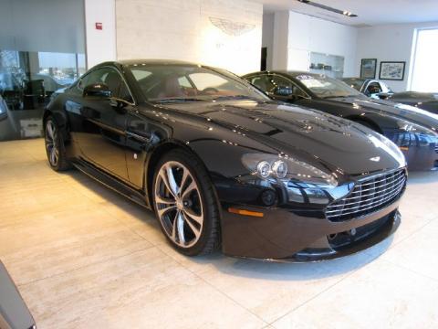 Onyx Black Aston Martin V12 Vantage Coupe.  Click to enlarge.