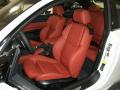  2011 BMW M3 Fox Red Novillo Leather Interior #13