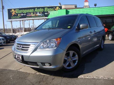 Slate Green Metallic Honda Odyssey Touring.  Click to enlarge.