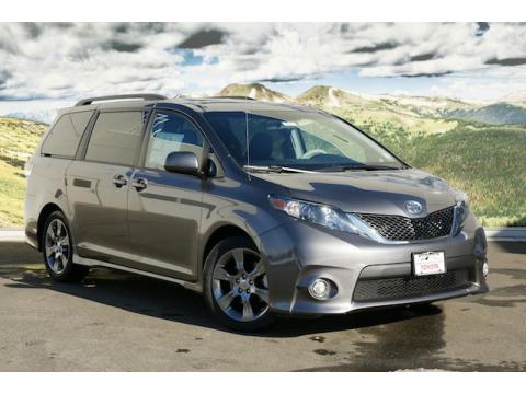 Predawn Gray Mica Toyota Sienna SE.  Click to enlarge.