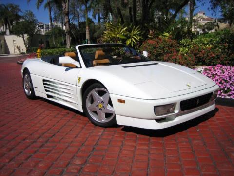 White Ferrari 348 Spider.  Click to enlarge.