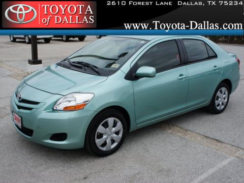 Jade Sea Metallic Toyota Yaris Sedan.  Click to enlarge.