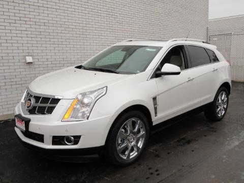 Platinum Ice Tricoat Cadillac SRX 4 V6 AWD.  Click to enlarge.