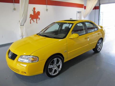 Nissan Sentra 2006 Special Edition. Sunburst Yellow 2006 Nissan Sentra 1.8 S Special Edition with Charcoal