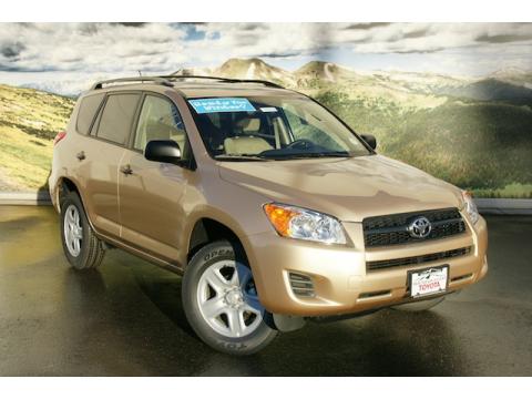 Sandy Beach Metallic Toyota RAV4 I4 4WD.  Click to enlarge.