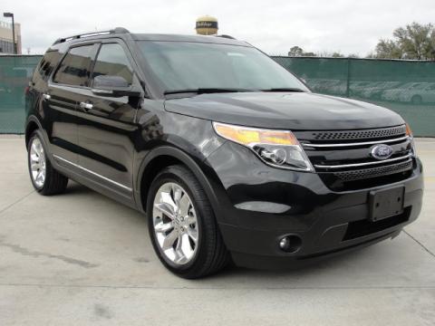 Tuxedo Black Metallic Ford Explorer Limited.  Click to enlarge.