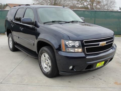 Dark Blue Metallic Chevrolet Tahoe LT.  Click to enlarge.