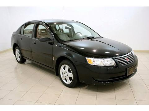 Black Onyx Saturn ION 2 Sedan.  Click to enlarge.