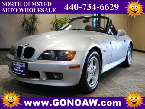   Interior on Arctic Silver Metallic 1996 Bmw Z3 1 9 Roadster With Red Interior