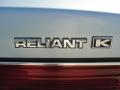  1989 Plymouth Reliant K Logo #17