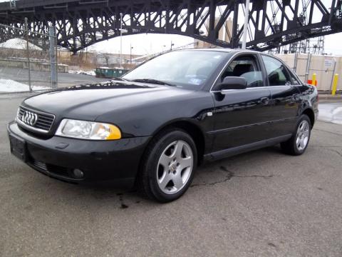 Brilliant Black Audi A4 2.8 quattro Sedan.  Click to enlarge.