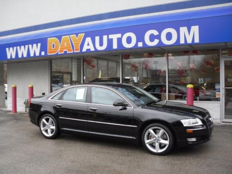 Brilliant Black Audi A8 4.2 quattro.  Click to enlarge.