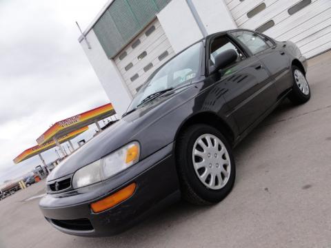 Satin Black Metallic Toyota Corolla CE.  Click to enlarge.