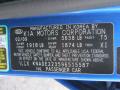 Kia Color Code T5 Sapphire Blue #21