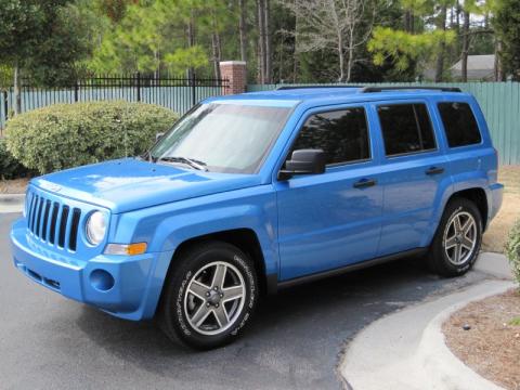 Surf Blue Pearl Jeep Patriot Sport.  Click to enlarge.