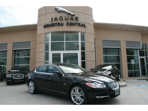 Ultimate Black Metallic Jaguar XF XF Supercharged Sedan.  Click to enlarge.