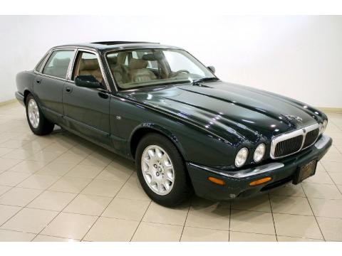 British Racing Green Jaguar XJ XJ8.  Click to enlarge.