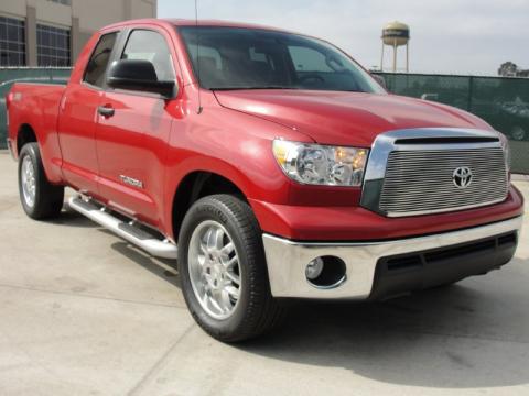 Barcelona Red Metallic Toyota Tundra TSS Double Cab.  Click to enlarge.