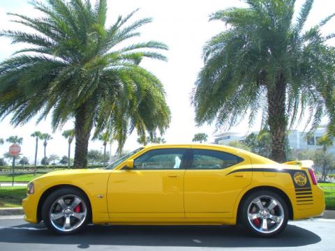 Detonator Yellow Clearcoat Dodge Charger SRT-8 Super Bee.  Click to enlarge.