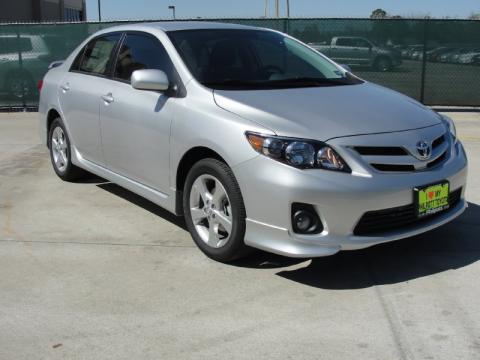 Classic Silver Metallic Toyota Corolla S.  Click to enlarge.