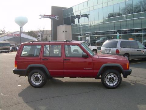 Chili Pepper Red Pearl Jeep Cherokee SE.  Click to enlarge.