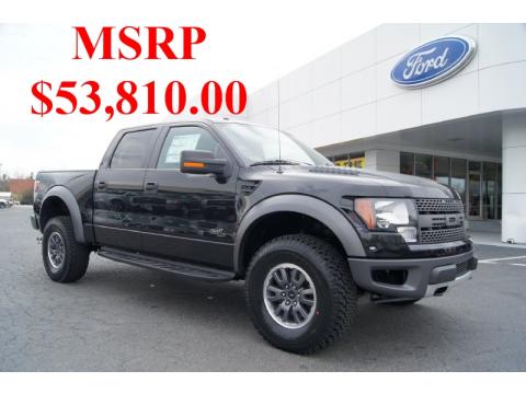 Tuxedo Black Metallic Ford F150 SVT Raptor SuperCrew 4x4.  Click to enlarge.