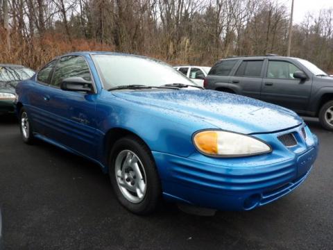 Medium Gulf Blue Metallic Pontiac Grand Am SE Coupe.  Click to enlarge.