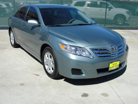 Aloe Green Metallic Toyota Camry LE.  Click to enlarge.