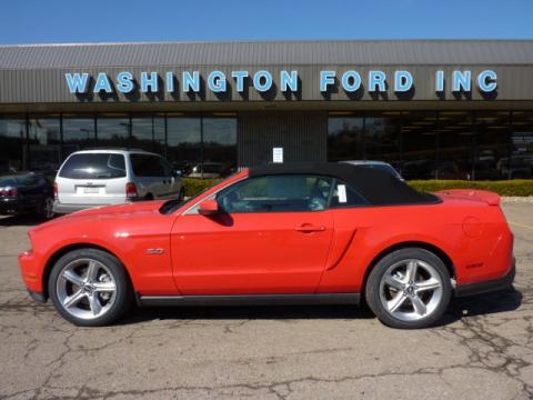 2012 mustang gt convertible. Race Red 2012 Ford Mustang GT