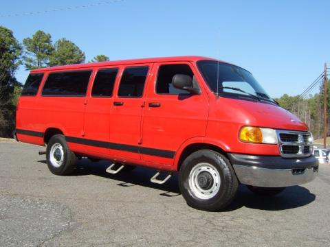 Colorado Red Dodge Ram Van 3500 Passenger.  Click to enlarge.