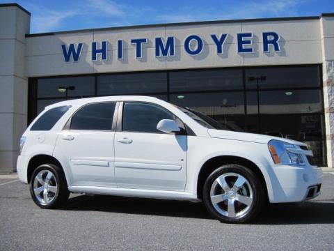 Summit White Chevrolet Equinox Sport AWD.  Click to enlarge.