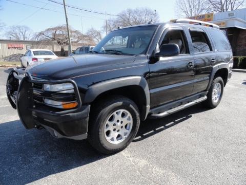 Black Chevrolet Tahoe LT 4x4.  Click to enlarge.