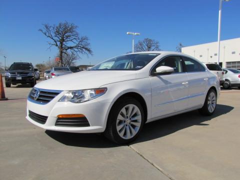 Candy White Volkswagen CC Sport.  Click to enlarge.