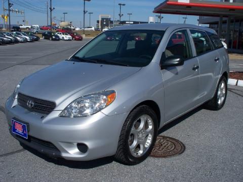 Silver Streak Mica Toyota Matrix .  Click to enlarge.