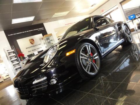 Basalt Black Metallic Porsche 911 Turbo Coupe.  Click to enlarge.