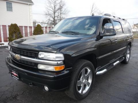 Black Chevrolet Suburban LTZ 1500 4x4.  Click to enlarge.