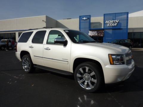 White Diamond Tricoat Chevrolet Tahoe LTZ 4x4.  Click to enlarge.