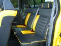  2005 Ford F150 Black/Yellow Interior #14