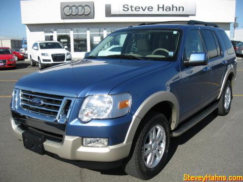 Sport Blue Metallic Ford Explorer Eddie Bauer 4x4.  Click to enlarge.