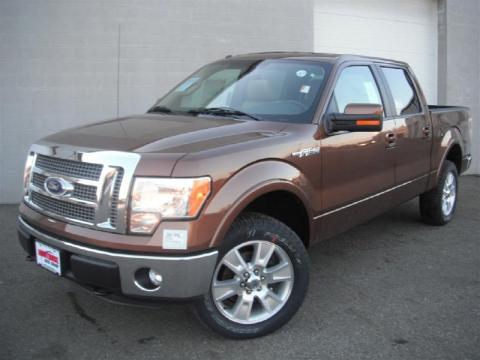 Golden Bronze Metallic Ford F150 Lariat SuperCrew 4x4.  Click to enlarge.