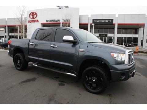 Slate Gray Metallic Toyota Tundra Limited CrewMax 4x4.  Click to enlarge.