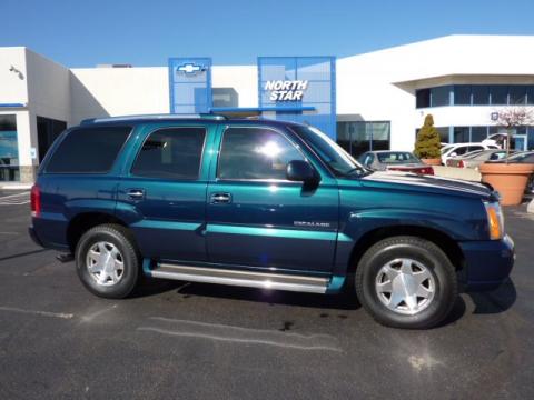 Rip Tide Blue Cadillac Escalade AWD.  Click to enlarge.