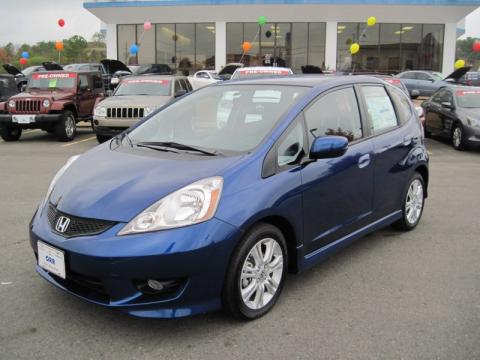 Vortex Blue Pearl Honda Fit Sport.  Click to enlarge.